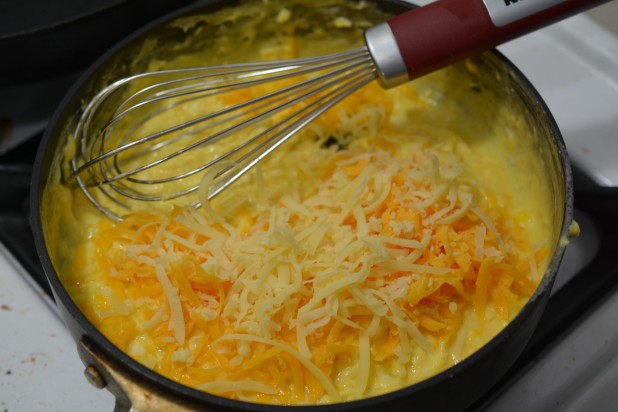 Add Cheese to Eggs