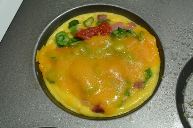 Closeup of Mini Western Omelette