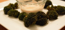 Fried Broccoli with Dipping Sauce