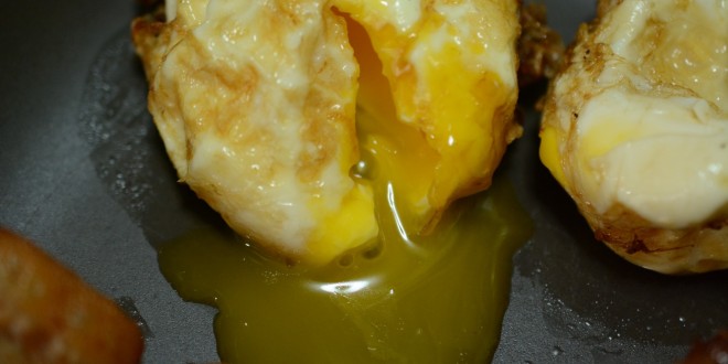 Inside of Deep Fried Egg