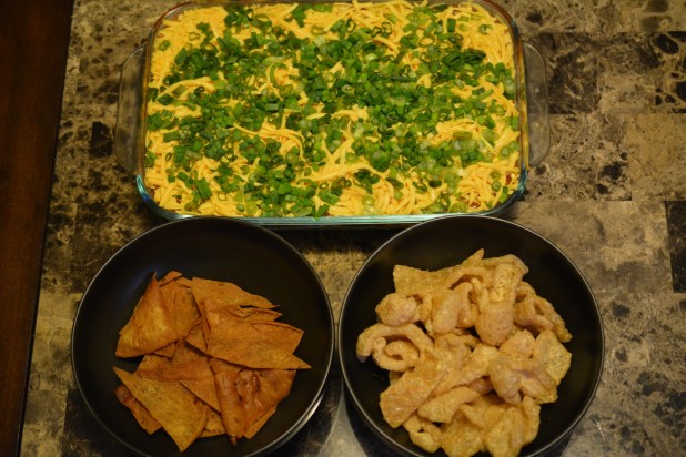 5-layer Keto Dip ready for the Super Bowl!