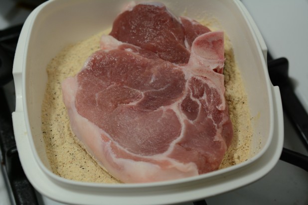 Coating Pork Chops