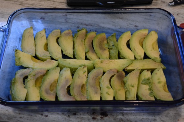 Avocado Lined Baking Dish