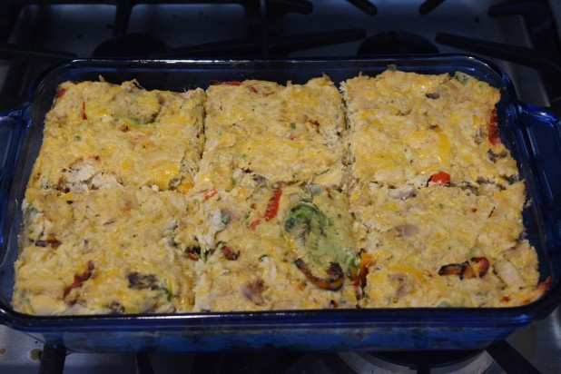 Chicken Avocado Casserole divided for Lunch