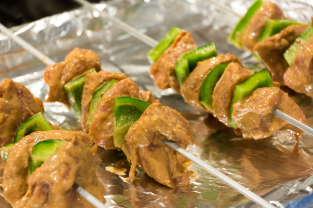 Kabobs Ready for the Oven