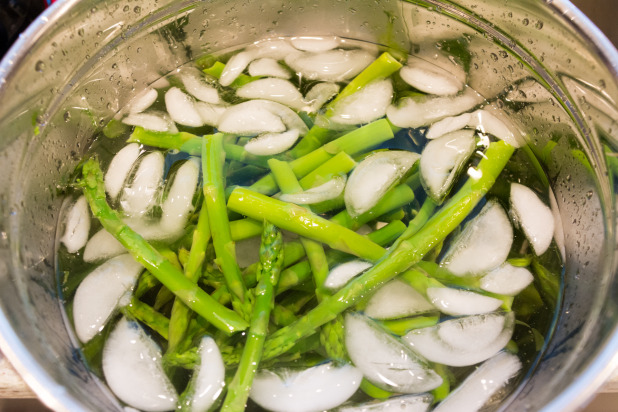 Blanching Asparagus