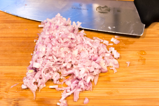 Finely Diced Shallots