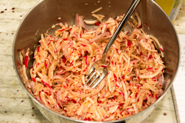 Mixed Radish Hashbrowns