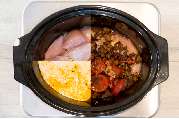 Crockpot Chorizo and Chicken Soup Ingredients