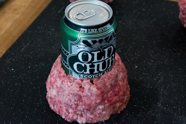 Beer Can in Burger