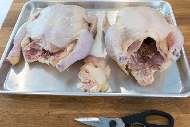 Preparing Beer Can Chicken