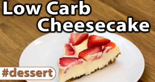 Low Carb Strawberry Cheesecake