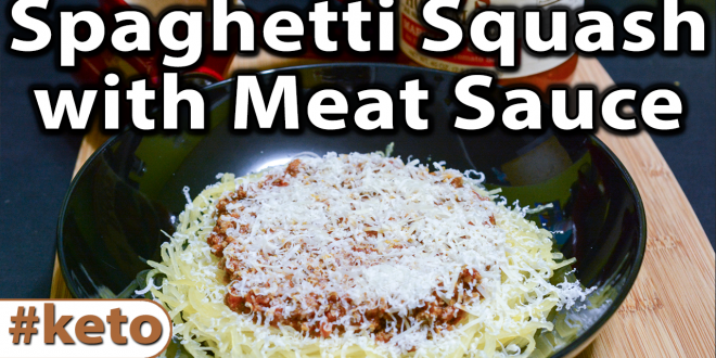 Spaghetti Squash with Meat Sauce